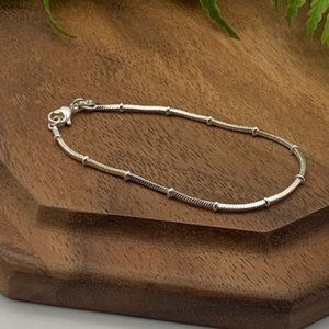 Bead Snake Chain Bracelet